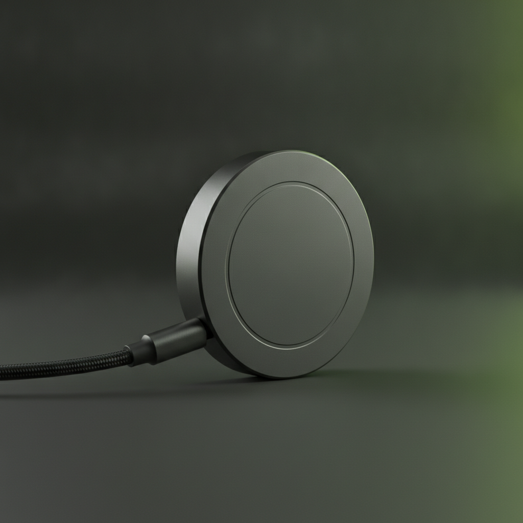 Pulse magnetic wireless charger in machined graphite aluminum